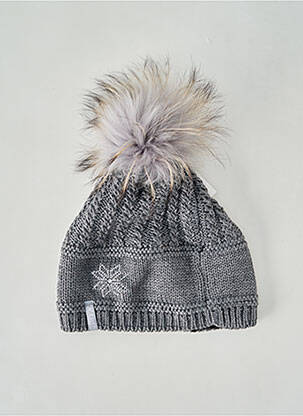 Bonnet stretch gris KRISTO femme