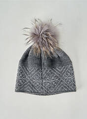 Bonnet gris KRISTO pour femme seconde vue
