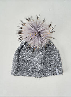 Bonnet argent KRISTO pour femme