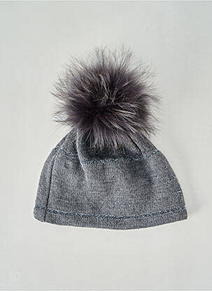 Bonnet argent KRISTO pour femme