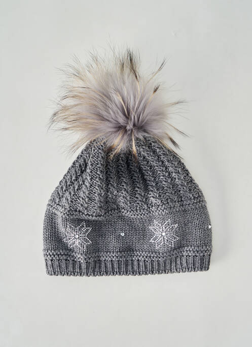 Bonnet stretch gris KRISTO femme