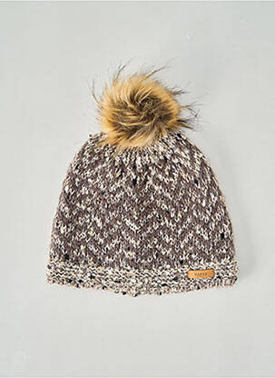 Bonnet maille grosse maille or BARTS femme