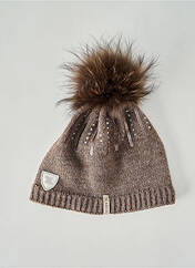 Bonnet marron KRISTO pour femme seconde vue