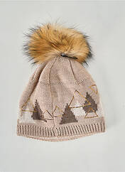 Bonnet beige PIPOLAKI pour femme seconde vue