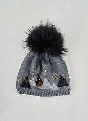 Bonnet gris PIPOLAKI pour femme seconde vue