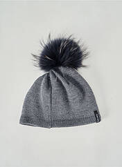 Bonnet gris POINT NEIGE pour femme seconde vue
