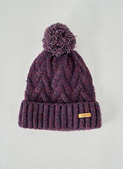 Bonnet violet BARTS pour femme seconde vue