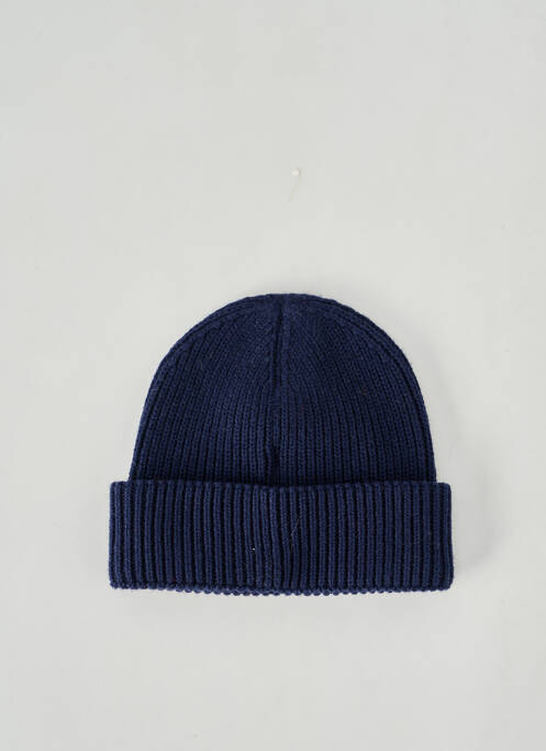 Bonnet maille tricot bleu K. WAY garcon