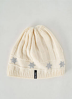 Bonnet beige POINT NEIGE pour femme