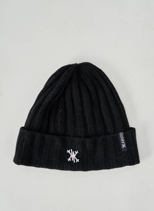 Bonnet stretch noir KRISTO homme