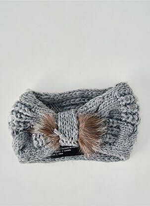Accessoire pour cheveux bandeau gris HARRICANA PAR MARIOUCHE femme