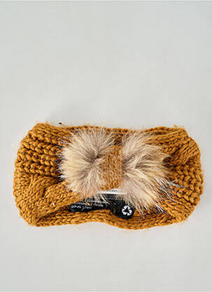 Accessoire pour cheveux bandeau marron HARRICANA PAR MARIOUCHE femme