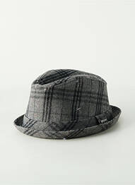 Chapeau imprimé fantaisie gris BARTS homme