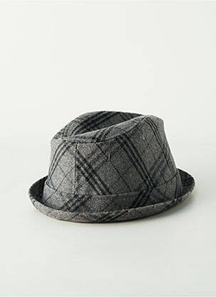 Chapeau forme borsalino gris BARTS homme