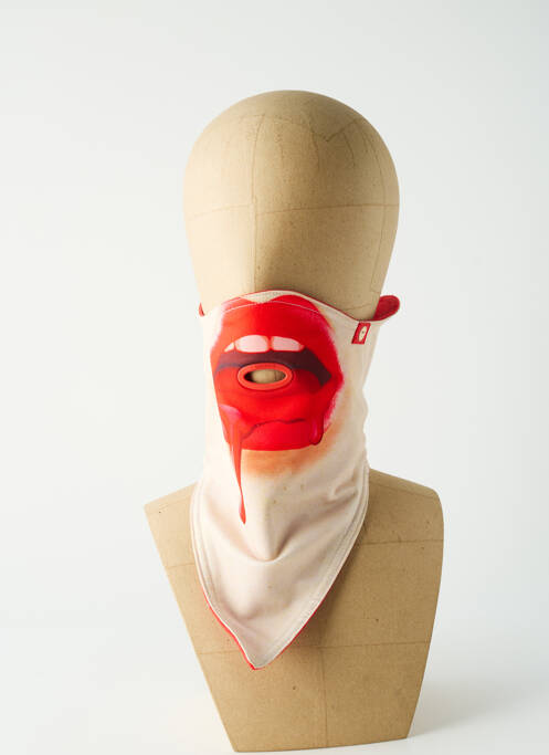 Col / Tour de cou beige AIR HOLE pour femme