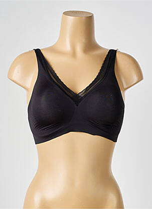 Soutien-gorge sans armature haut soutien-gorge emboitant noir SLOGGY femme