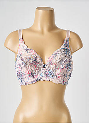 Soutien-gorge broderie haut soutien-gorge emboitant rose TRIUMPH femme