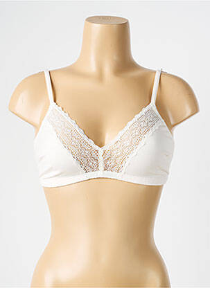 Soutien-gorge sans armature haut soutien-gorge emboitant blanc CALIDA femme