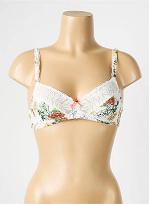 Soutien-gorge sans armature haut soutien-gorge balconnet blanc ANTIGEL femme