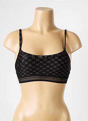 Soutien-gorge sans armature sans armature noir ANTIGEL femme