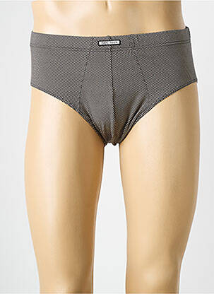 Slip imprimé fantaisie noir SET homme