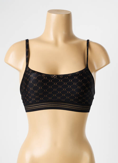 Soutien-gorge sans armature sans armature noir ANTIGEL femme