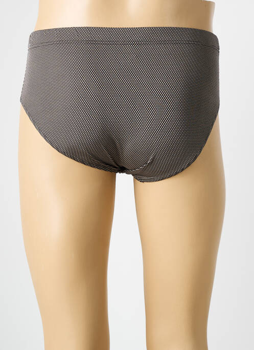 Slip imprimé fantaisie noir SET homme