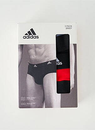 Slip noir ADIDAS pour homme