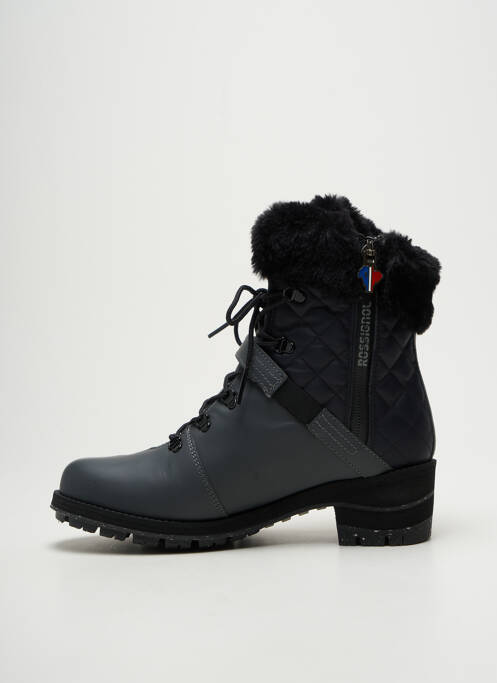 Bottines/boots fermeture zip et lacets talon de 4 à 6cm gris ROSSIGNOL femme