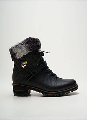 Bottines/boots matière lisse talon de 4 à 6cm noir ROSSIGNOL femme