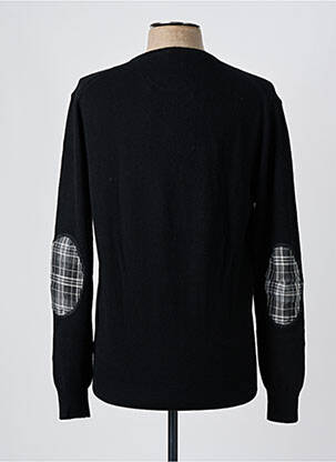 Pull col v manches longues noir ELLEMME homme