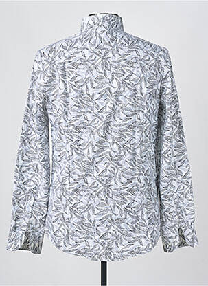 Chemise manches longues imprimé fantaisie gris OLYMP homme