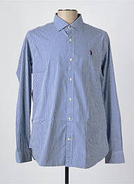 Chemise manches longues coupe cintrée bleu U.S. POLO ASSN homme