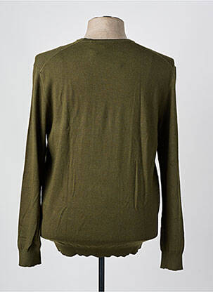 Pull stretch manches longues vert U.S. POLO ASSN homme