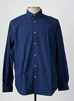 Chemise manches longues coupe cintrée bleu U.S. POLO ASSN homme