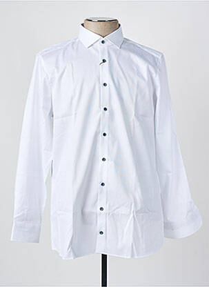 Chemise manches longues coupe cintrée blanc OLYMP homme