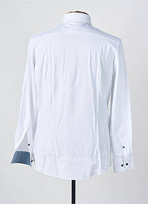 Chemise manches longues coupe cintrée blanc OLYMP homme