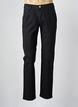 Pantalon chino tissage popeline taille normale noir M.E.N.S homme