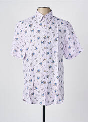 Chemise manches courtes violet FLORENTINO pour homme seconde vue