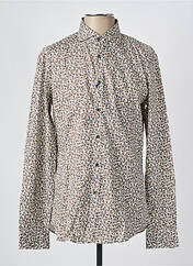 Chemise manches longues marron FLORENTINO pour homme seconde vue