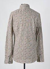 Chemise manches longues marron FLORENTINO pour homme seconde vue