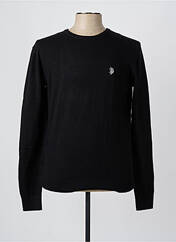 Pull noir U.S. POLO ASSN pour homme seconde vue