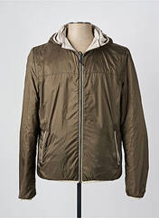 Veste en cuir beige MILESTONE pour homme seconde vue