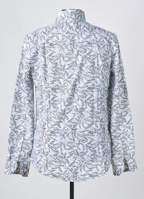 Chemise manches longues imprimé fantaisie gris OLYMP homme
