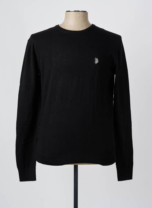 Pull stretch manches longues noir U.S. POLO ASSN homme
