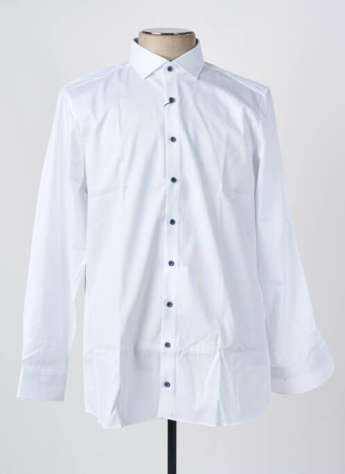 Chemise manches longues coupe cintrée blanc OLYMP homme