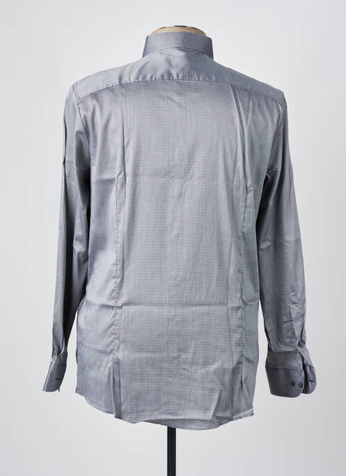 Chemise manches longues coupe cintrée gris OLYMP homme