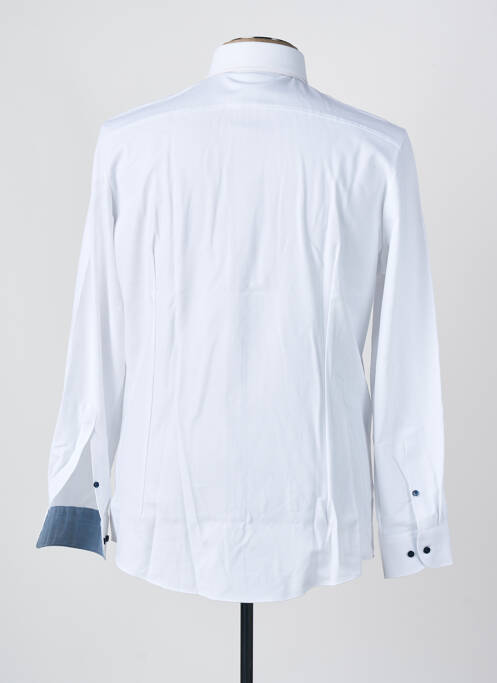 Chemise manches longues coupe cintrée blanc OLYMP homme
