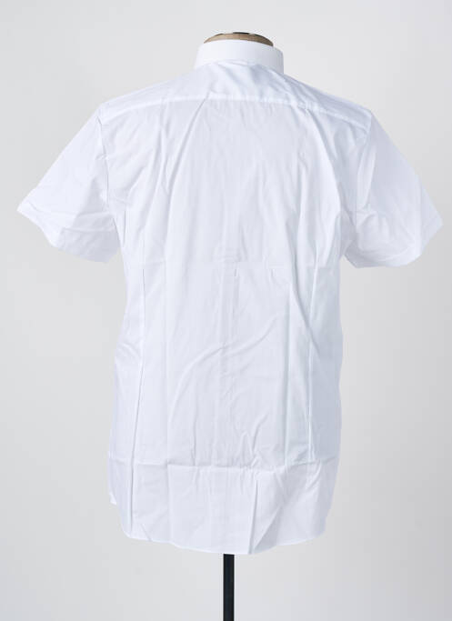 Chemise manches courtes coupe cintrée blanc OLYMP homme