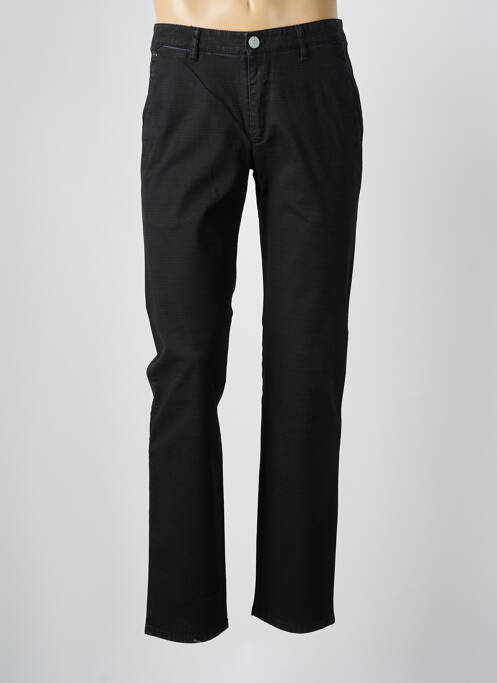 Pantalon chino tissage popeline taille normale noir M.E.N.S homme